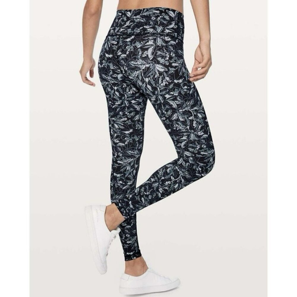 Lululemon Wunder Under Hi-Rise Tight 28" Embellished Multi Sz 4 EUC